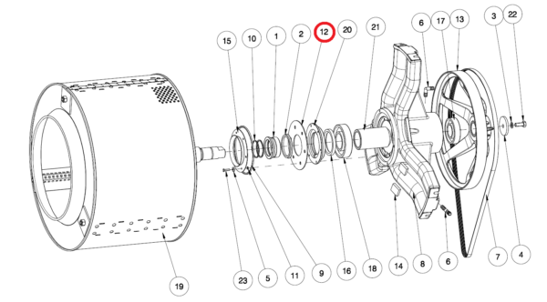 HS6017 PLATINA V-RING